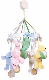 flatsos "hush little baby" mobile by north american bear