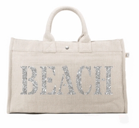flax canvas tote