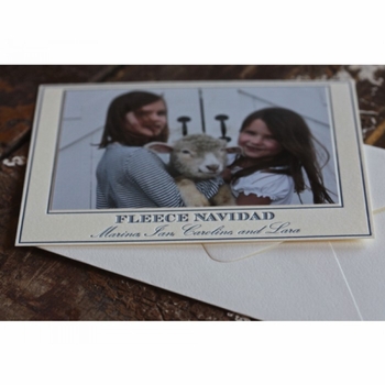 fleece holiday card