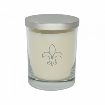 Fleur De Lys Glass Soy Candle