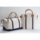 flight bag - natural/navy