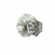 floret glass knob w/ silver post