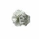 Floret Glass Knob w/ Silver Post