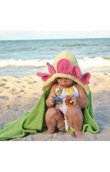 Flower Hooded Towel