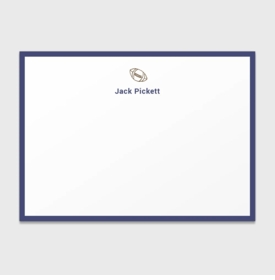 Football Personalized Kids Stationery