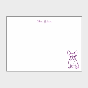 French Bulldog Personalized Kids Stationery