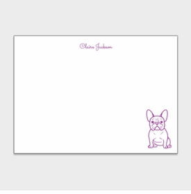 French Bulldog Personalized Kids Stationery