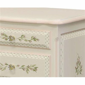 French Computer Desk - Floral Vines