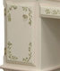 French Computer Desk - Floral Vines