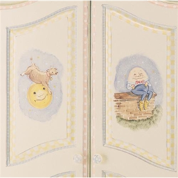 French Full Door Armoire (Nursery Rhymes)