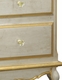 french night table (silver with gold gilding)