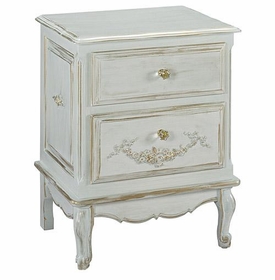French Night Table - Versailles Finish & Moulding