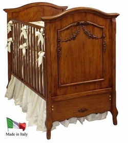 french panel crib (chateau)