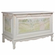 French Toy Chest Antico White And Blue