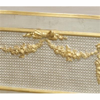french toy chest silver with gold gilding