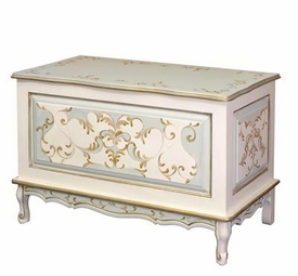 french toy chest (verona reef blue)