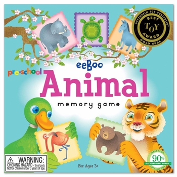 friendly animals matching game by eeboo