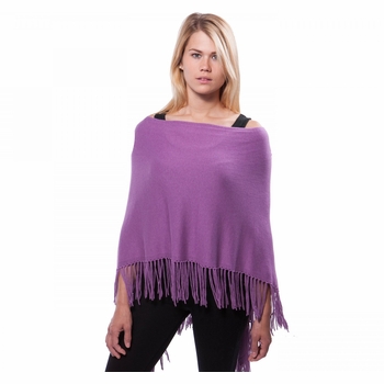 fringe topper cotton / cashmere
