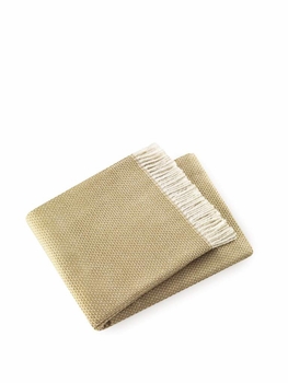 fringed throw blanket - rice pattern<br> (several colors available)