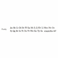 funky font