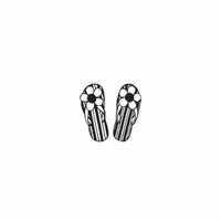 g9 - flower flip flops