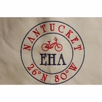 gg "nantucket" stamp travel bag (customizable)