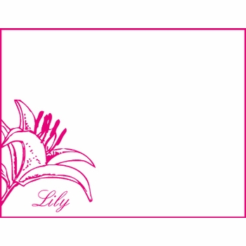 Giant Lily Children's Stationery