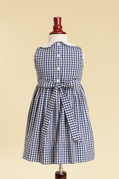 Gingham Dress with Peter Pan Collar