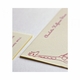 giraffe baby stationery