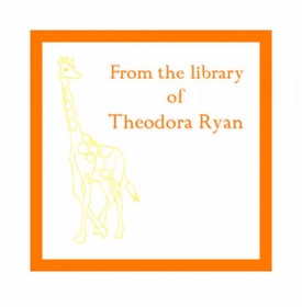 Giraffe Book Plates