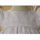 girls christening gown with chandelier trim
