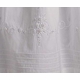 girls christening gown with embroidery