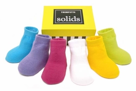 girls solid sock set