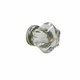 glass knob w/ silver post