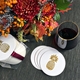 Gold Foil Stamped Pineapple Coasters