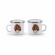golden rabbit baseball boys dish set