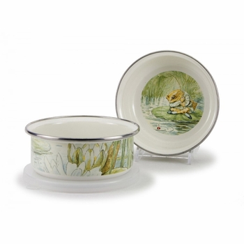 Golden Rabbit Jeremy Fisher Dish Set