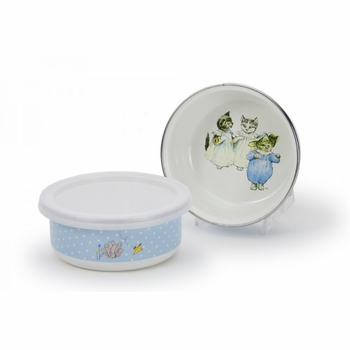 golden rabbit tom kitten dish set