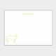Golden Retriever Personalized Kids Stationery