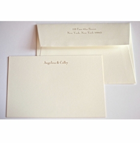 Golden Twins Kid's Stationery