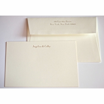 Golden Twins Kid's Stationery