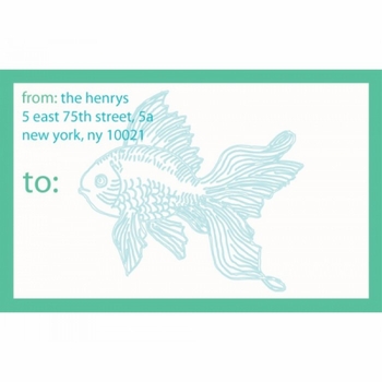 Goldfish Blue Collection Stickers