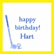 Golf Birthday Children's Gift Sticker
