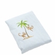 gordonsbury on safari blue embroidered crib sheet