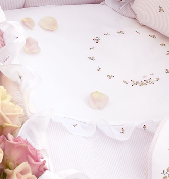 gordonsbury rosebuds crib bedding set