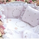 Gordonsbury Rosebuds Embroidered Crib Sheet