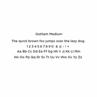 gotham medium