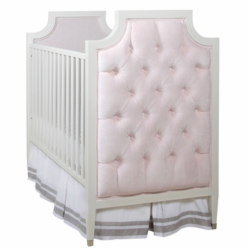 gramercy crib - brussels pink