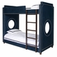Gramercy Porthole Bunkbed Twin over Twin