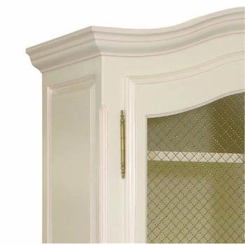 grand armoire w/wire mesh doors (linen/pink)